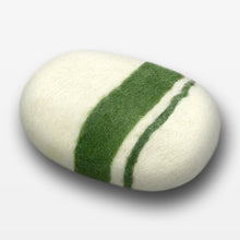Load image into Gallery viewer, Verbena Striped Felted Soap White