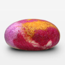 Load image into Gallery viewer, Citrus Blossom Felted Soap Side View

