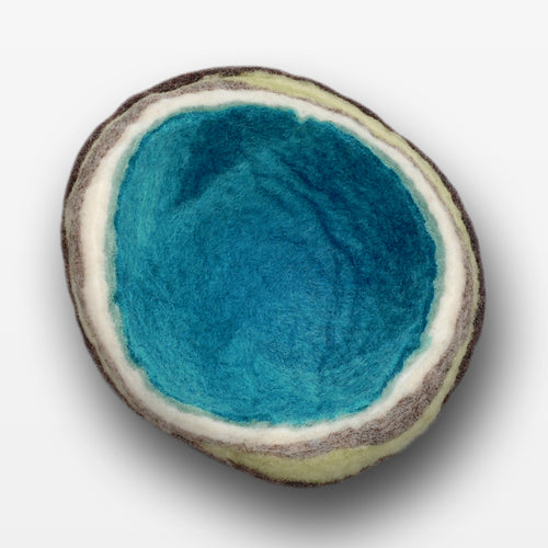 Small Emerald Geode Bowl