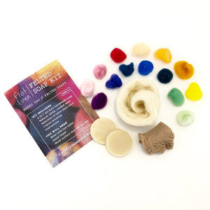 Fiat Luxe Felted Soap Kit Materials