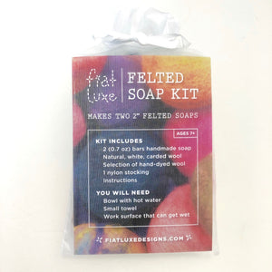 Fiat Luxe Felted Soap Kit