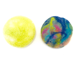 Two Small Felted Soaps