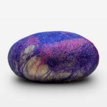 Load image into Gallery viewer, Lavender Felted Soap Side View
