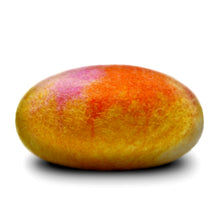 Load image into Gallery viewer, Lemon Zest Felted Soap Side View
